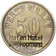 Niemiecka Afryka - Żeton 50 Pfennig Hafen Hotel Swakopmund - Namibia