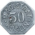 Köslin - Koszalin - NOTGELD - 50 Pfennig BD - CYNK - STAN !