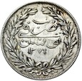 Tunezja - Abdulmecid I - 5 Piastrów 1855 - AH 1271 - Srebro - STAN !