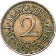 Mauritius - Elżbieta II - 2 Centy 1959 - STAN !