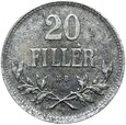 Węgry - Franciszek Józef I - 20 Filler 1920 KB - ŻELAZO - STAN !