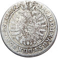 Śląsk - Leopold I. - 15 Krajcarów 1662 GH - Wrocław - Srebro