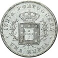 Indie Portugalskie - Ludwik I - 1 Rupia 1881 - Srebro