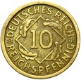 Niemcy - Weimar - 10 Reichspfennig 1934 G
