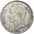 Wenezuela - GRAM. 25 - 5 Bolivar 1904 - Srebro
