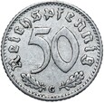 Niemcy - III Rzesza - 50 Reichspfennig 1942 G - RZADSZA !