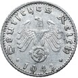 Niemcy - III Rzesza - 50 Reichspfennig 1942 G - RZADSZA !