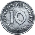 Niemcy - ALIANCI - 10 Reichspfennig 1945 F - cynk - STAN !