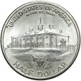 USA - 1/2 Dolara 1982 D - WASHINGTON - Srebro - Stan MENNICZY UNC