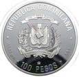 Dominikana - 100 Pesos 1988 ODKRYCIE AMERYKI - STATEK Stan MENNICZY !