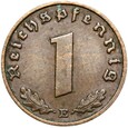 Niemcy - III Rzesza - 1 Reichspfennig 1936 E - RZADKA - STAN !