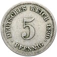 Niemcy - Cesarstwo - 5 Pfennig 1890 E