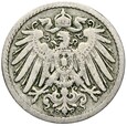 Niemcy - Cesarstwo - 5 Pfennig 1890 E