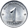 Niemcy DDR NRD - 1 Pfennig 1949 E - Stan MENNICZY - UNC