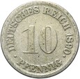 Niemcy - Cesarstwo - 10 Pfennig 1890 F