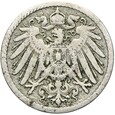 Niemcy - Cesarstwo - 5 Pfennig 1891 E - STAN ! - RZADKA !