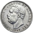 Indie Portugalskie - Ludwik I - 1 Rupia 1882 - Srebro - STAN !