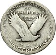 USA - 1/4 Dolara - 25 Centów 1928 D - STANDING LIBERTY - Srebro