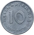 Niemcy - III Rzesza - 10 Reichspfennig 1945 A - cynk - STAN !