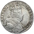 Śląsk Fryderyk II Wielki - 6 Groszy Szóstak 1756 B Wrocław Srebro