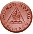 Munsterberg - Ziębice - 50 Pfennig BD (1921) - BRĄZOWA CERAMIKA