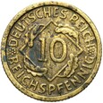 Niemcy - Weimar - 10 Reichspfennig 1931 G - RZADKA !