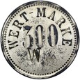Niemcy DUŻY ŻETON - WERT MARKE - 300 Pfennig litera W - śr. 31,2 mm