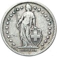 Szwajcaria - 2 Franki 1878 B - Srebro
