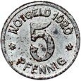 Löwenberg Lwówek Śląski - NOTGELD - 5 Pfennig 1920 żelazo STAN !