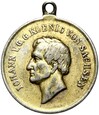 Medal - Saksonia Johann RÜCKKEHR IN DAS VATERLAND DRESDEN 1866 Srebro