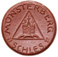 Munsterberg - Ziębice - 50 Pfennig BD (1921) - BRĄZOWA CERAMIKA