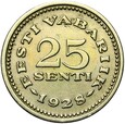 Estonia - 25 Senti Centów 1928 - STAN !