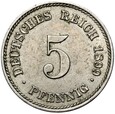 Niemcy - Cesarstwo - 5 Pfennig 1899 E - STAN !