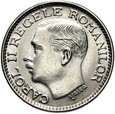 Rumunia - Karol II - 100 Lei 1936 - NIKIEL - STAN !