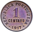 Portugalia - 1 Centavo 1917 - STAN !