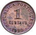 Portugalia - 1 Centavo 1920 - STAN !