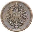 Niemcy - Cesarstwo - 1 Pfennig 1874 E - STAN !