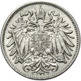 Austria - Franciszek Józef I - 20 Heller 1893 - STAN !