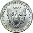 USA - 1 Dolar 1991 - UNCJA SREBRA - Srebro 999 - Stan MENNICZY - UNC