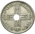 Norwegia - Haakon VII - 50 Ore 1923 ⚒ - Z OTWOREM - STAN !