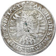 Śląsk - Leopold I. - {XV} 15 Krajcarów 1663 GH - Wrocław - Srebro