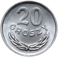 Polska - PRL - 20 Groszy 1981 - MENNICZA - UNC