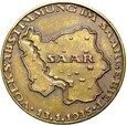 Niemcy - Medal 1935 - SAAR - NIEMIECKI SAARLAND - brąz sygnowany