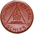 Munsterberg - Ziębice - 50 Pfennig BD (1921) - BRĄZOWA CERAMIKA