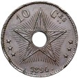 Kongo Belgijskie - Leopold II - 10 Centymów 1894