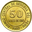 Peru - 50 Soli - Soles de Oro 1982 - Stan UNC