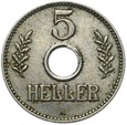 OSTAFRIKA - Niemiecka Afryka Wschodnia - 5 Heller 1913 A