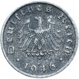 Niemcy - ALIANCI - 1 Reichspfennig 1946 F - cynk - RZADKA !