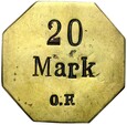 Niemcy - DUŻY ŻETON - WERTH MARKE - 20 Marek O.F. - śr. 44,3 mm