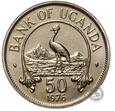 Uganda - moneta - 50 Centów 1976 - MENNICZA Z ROLKI